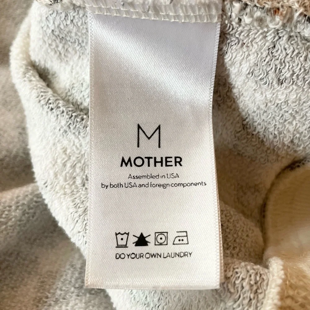 MOTHER Leopard Print Sweatshirt - Black and White - Picture 8 of 10